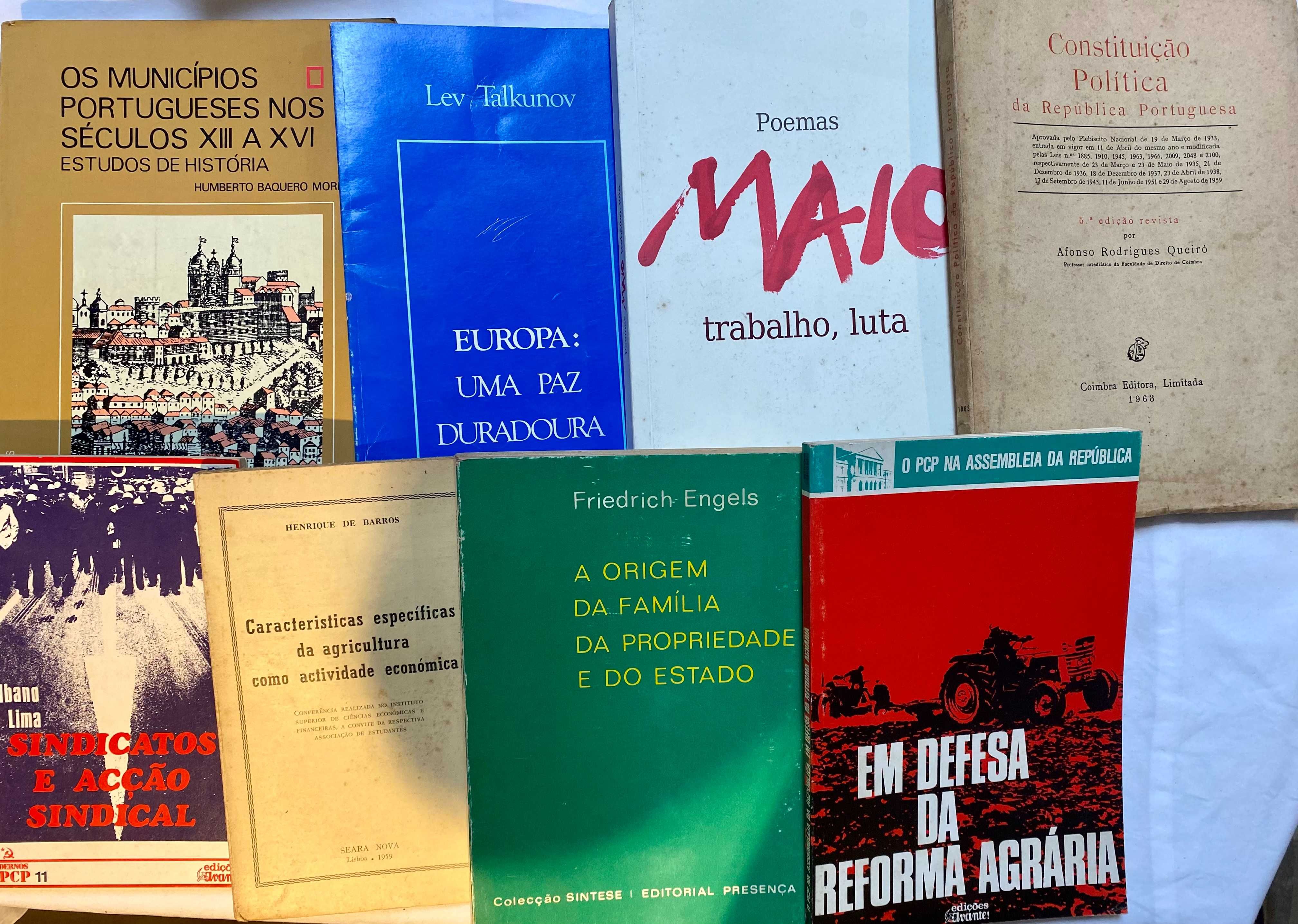 Lote livros antigos- Politica, sociedade, filosofia, direito, história