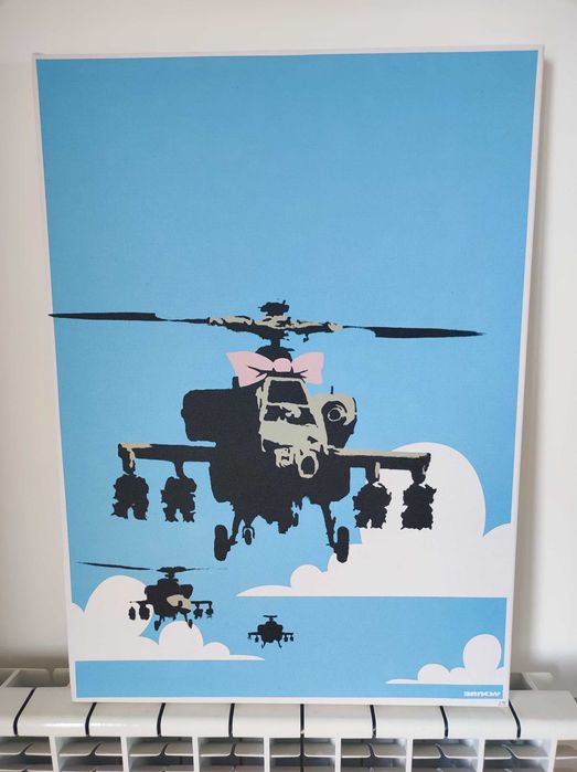 Banksy "Happy Choppers" 50x70cm