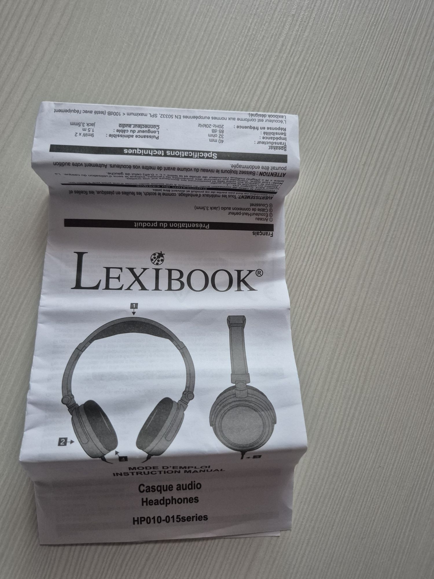 Słuchawki nauszne LEXIBOOK Peppa Pig HP015PP-00 Niebiesko-żółty
Kod: 2