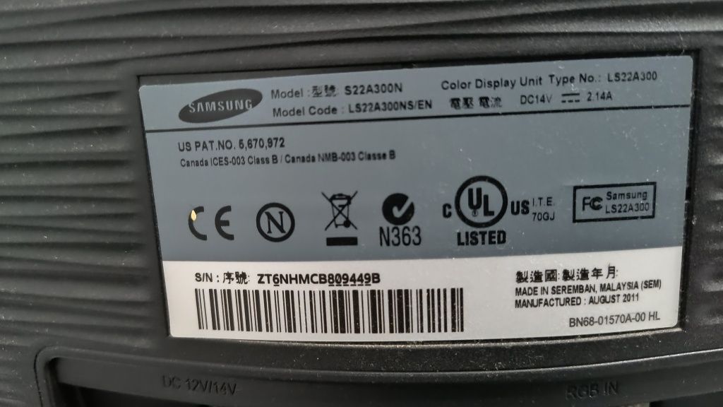 Monitor samsung!