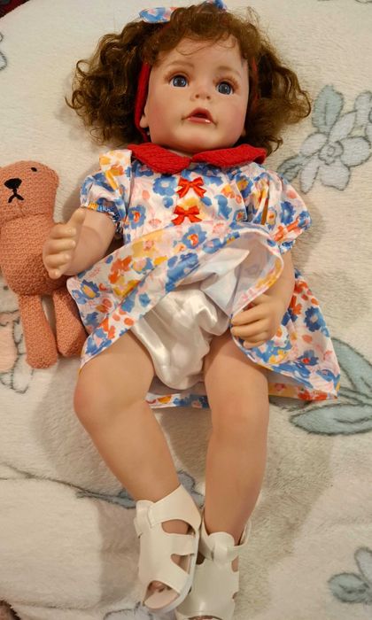 Boneca reborn 55 cm.(artigo novo)