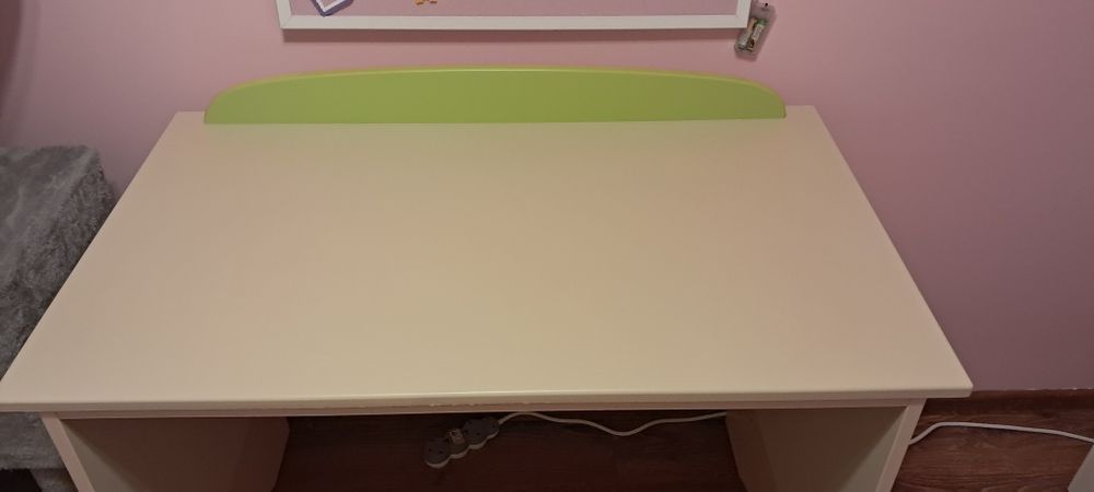 Biurko meblik drewniane malowane regulowana wysokość 100x60