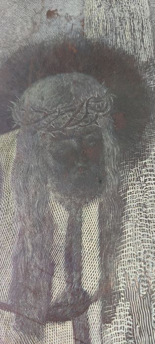 Bartolozzi ou aprendiz enorme Matriz gravura em cobre séc XIX