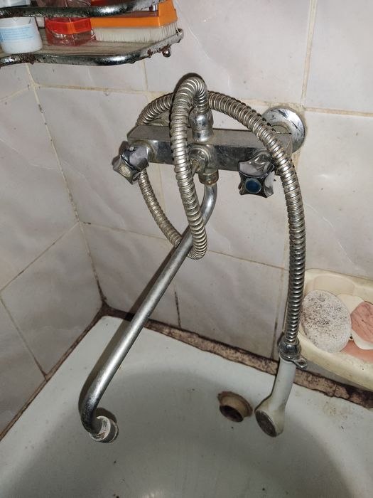 Смеситель в ванную,ссср,Латунь!