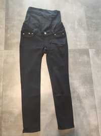 Spodnie ciążowe rurki czarne h&m 36