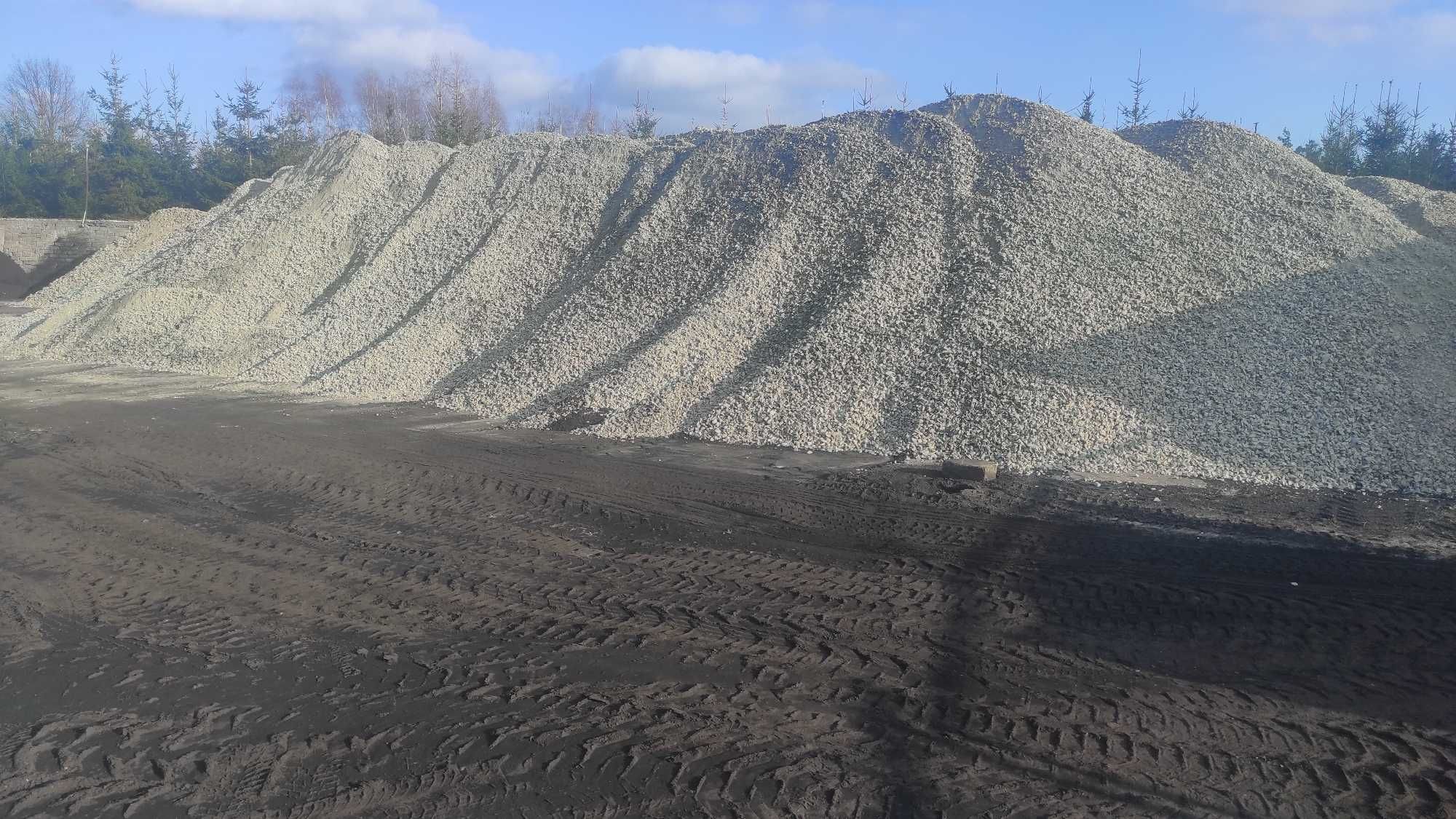 Kruszywo gnejsowe 0-31,5 budowlane (drogowe) tłuczeń drogowy.