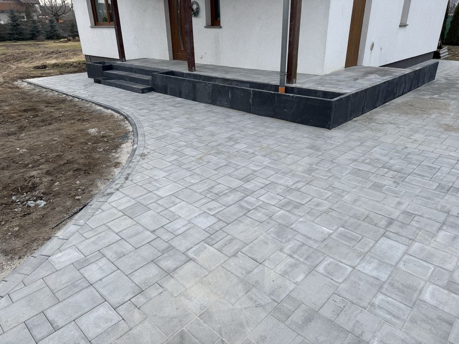 Usługi KOPARKO-ŁADOWARKĄ, BRUKARSTWO, utwardzanie terenu