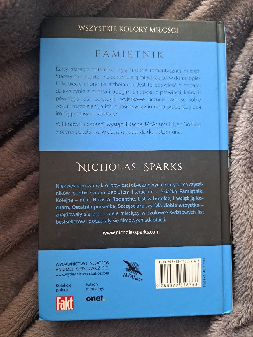 "Pamiętnik" Nicholas Sparks