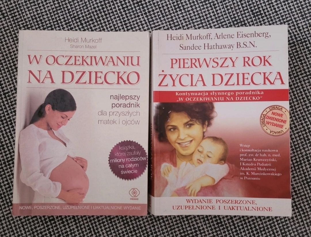 Książki pierwszy rok życia dziecka i w oczekiwaniu na dziecko 
Cena za