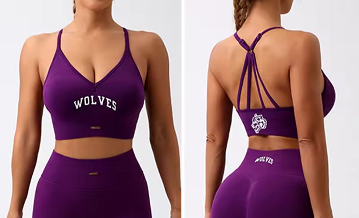Спортивный топ Wolves с красивой спинкой