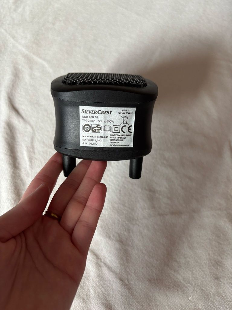 Mini aquecedor de casa de banho