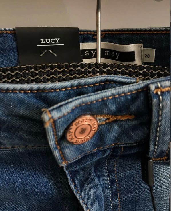 Jeansy z przetarciami noisy may W.28 L.32