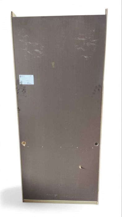 Dębowa witryna regał rustykalnym stylu