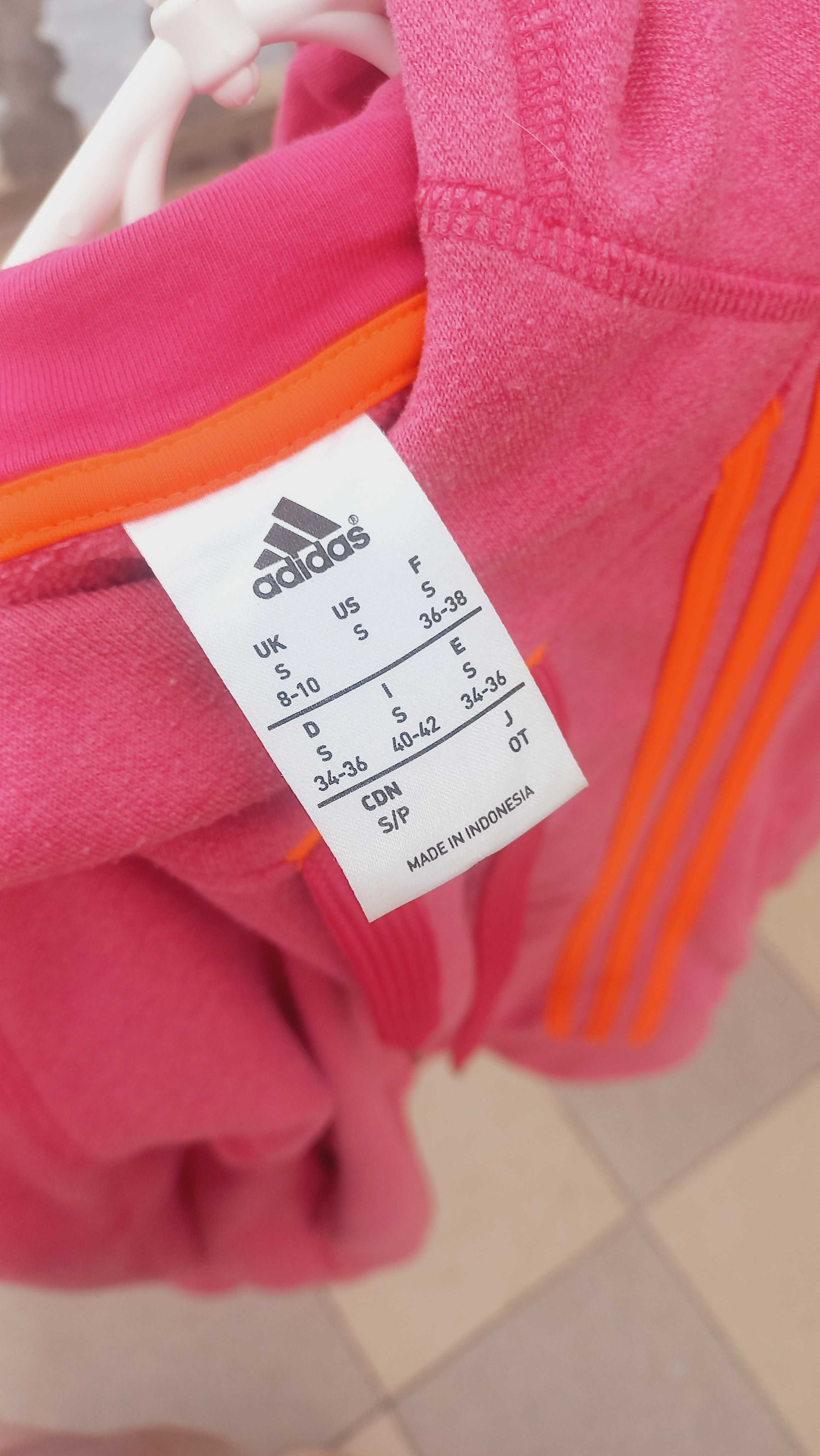 Bluza adidas rozowa s