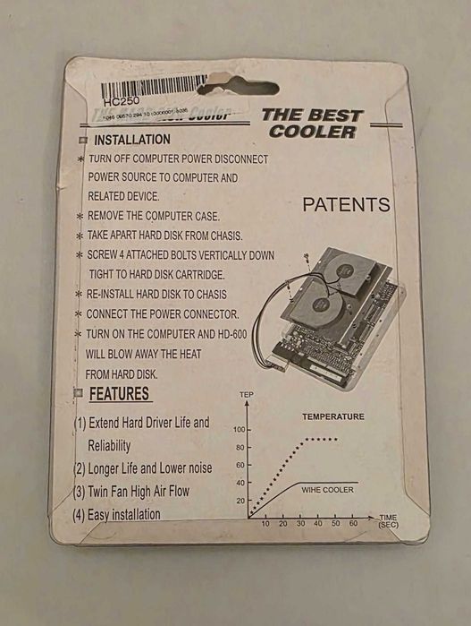 YL Cooler Hard Disk Cooler