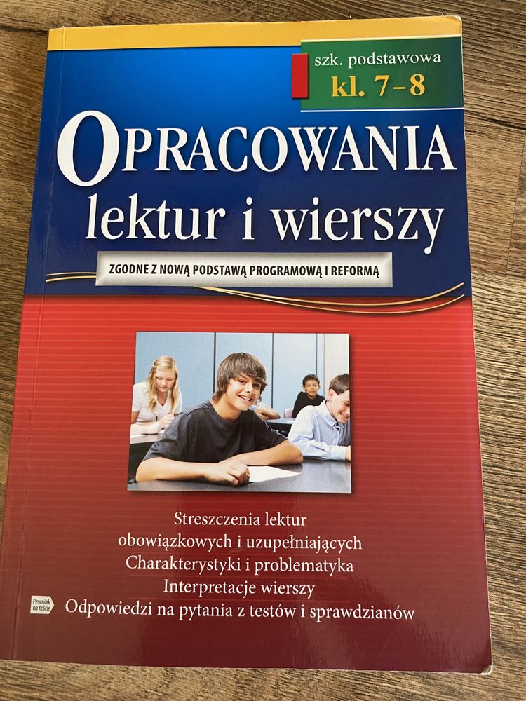 Książki opracowania lektur