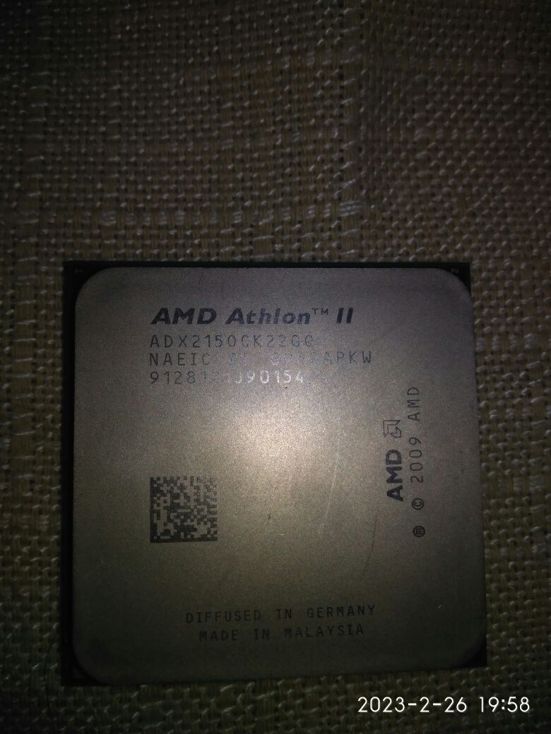 amd athlon ii x2  2.7Ghz