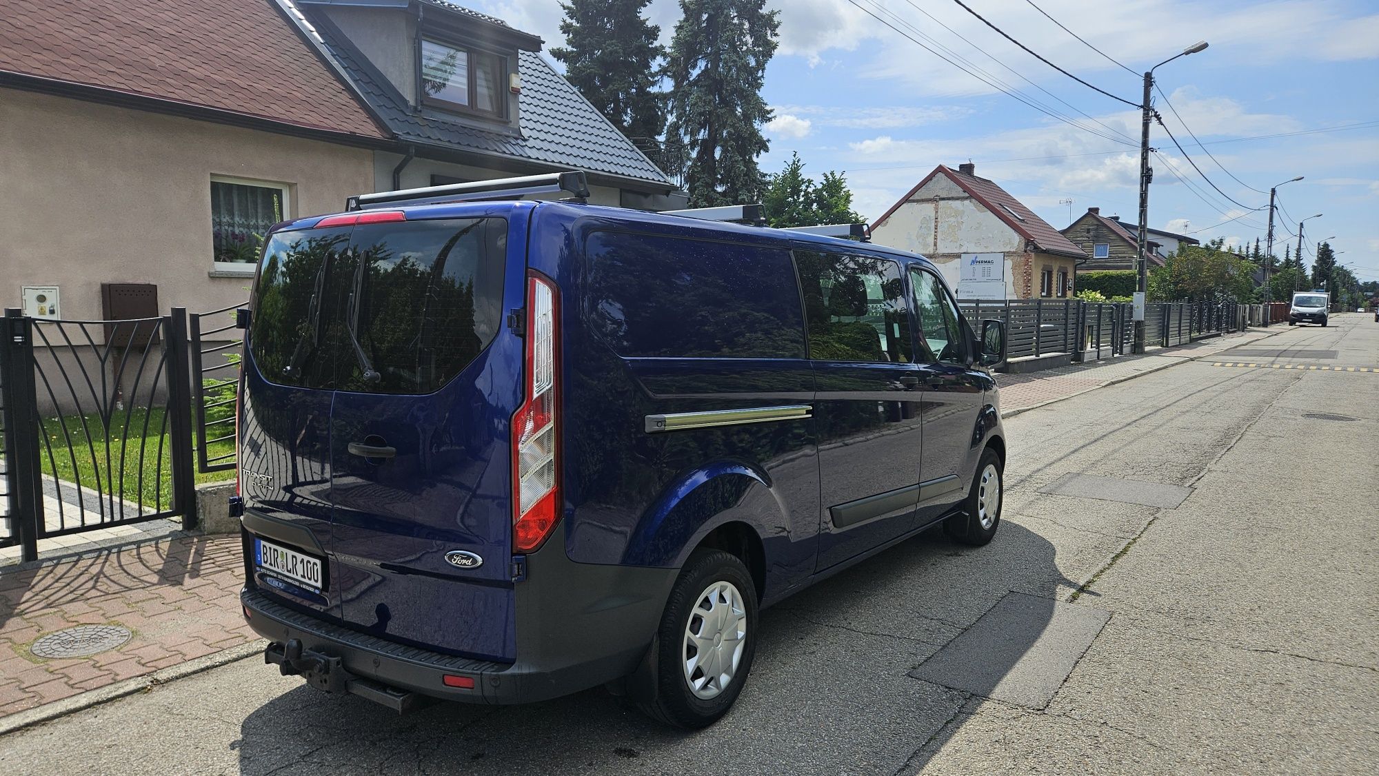 Fordt transit custom long 2016r 2.0 tdci 155km. Bezwypadkowy 6 osób