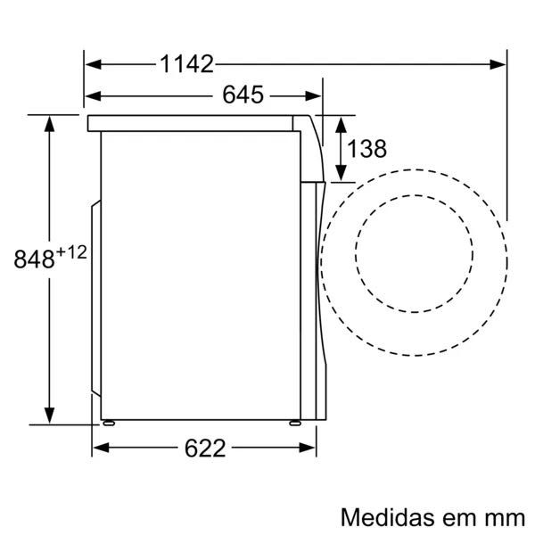 maq lavar e secar roupa - SIEMENS - Nova