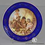 Prato em Porcelana decorado com cena de “Bartolomé Estéban Murillo”
