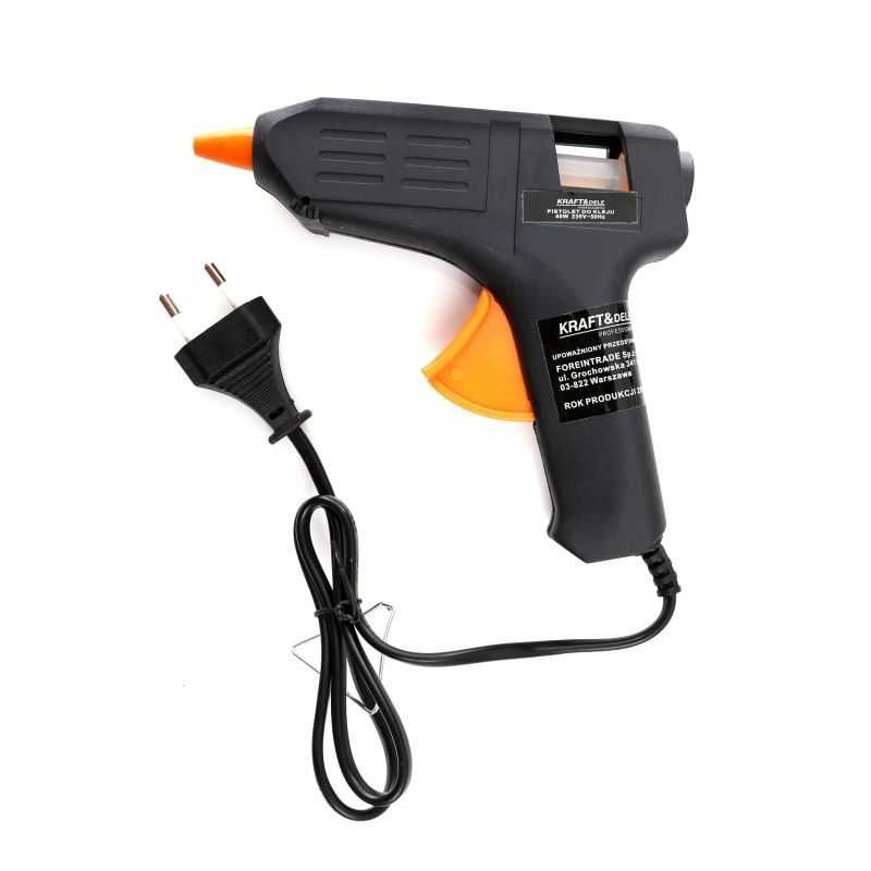 PISTOLET do KLEJU na GORĄCO 40W + 20 wkładów pałeczek 11mm KD10350