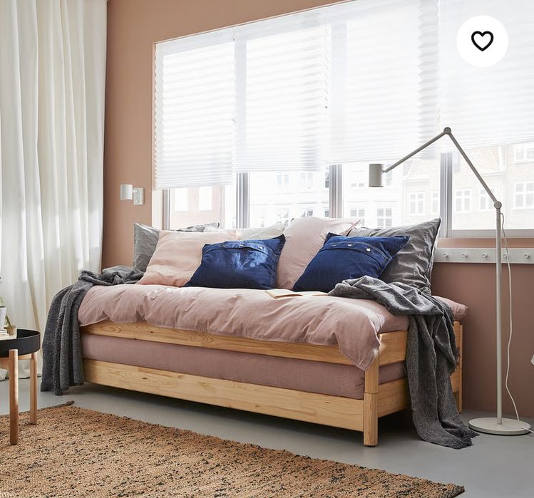 Cama empilhável, pinho, 80x200 cm (2 unidades)