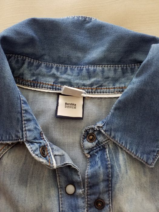 Camisa de ganga Bershka