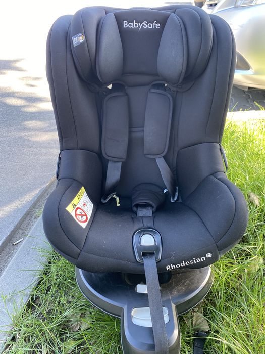 Fotelik BabySafe Rhodesian 0-18 kg obrotowy, super stan