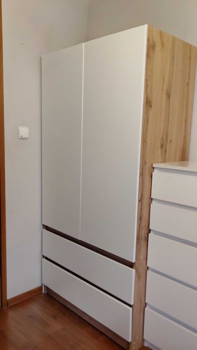 Szafa dwukolorowa 90x180x50