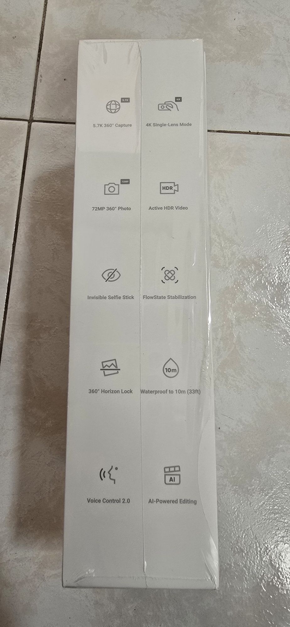 Insta360 X3 camera ação/ prova agua c/nova c/grantia
