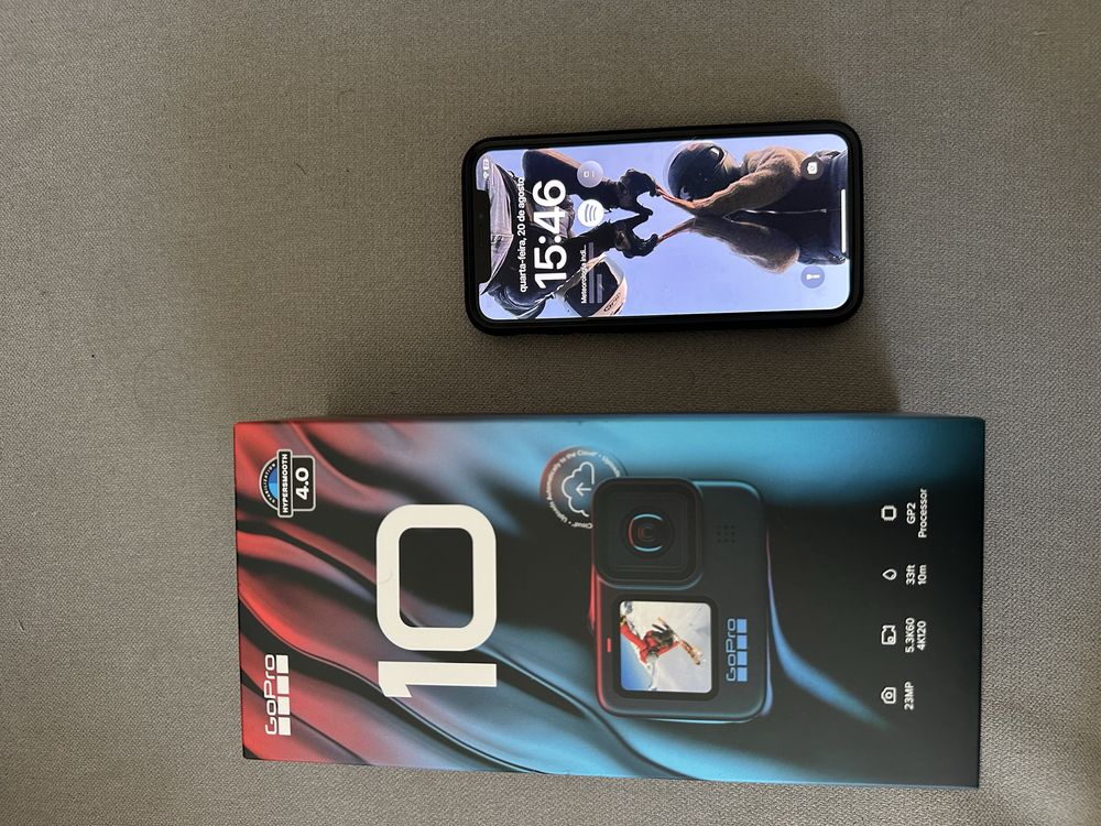 Go Pro hero 10 nova e com garantia de 3 anos.
