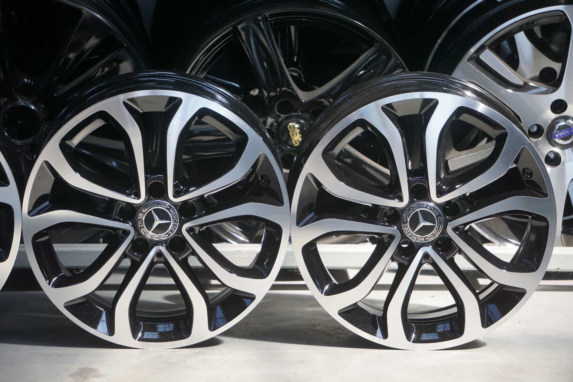 Alufelgi oryginał Mercedes W205 5x112 7Jx17 et48,5 cb66,6mm bikolor,