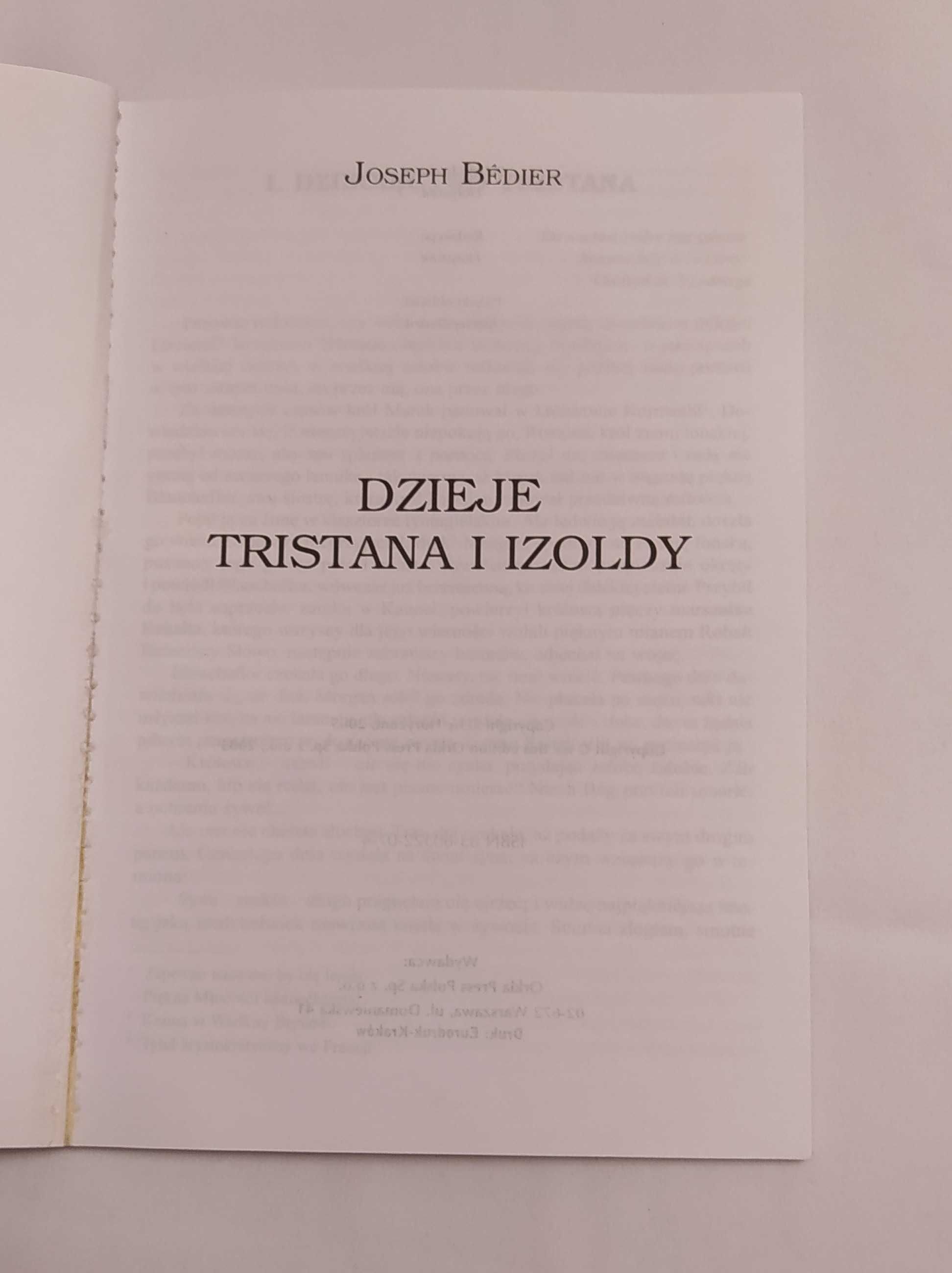 Dzieje Tristana i Izoldy – Joseph Bédier