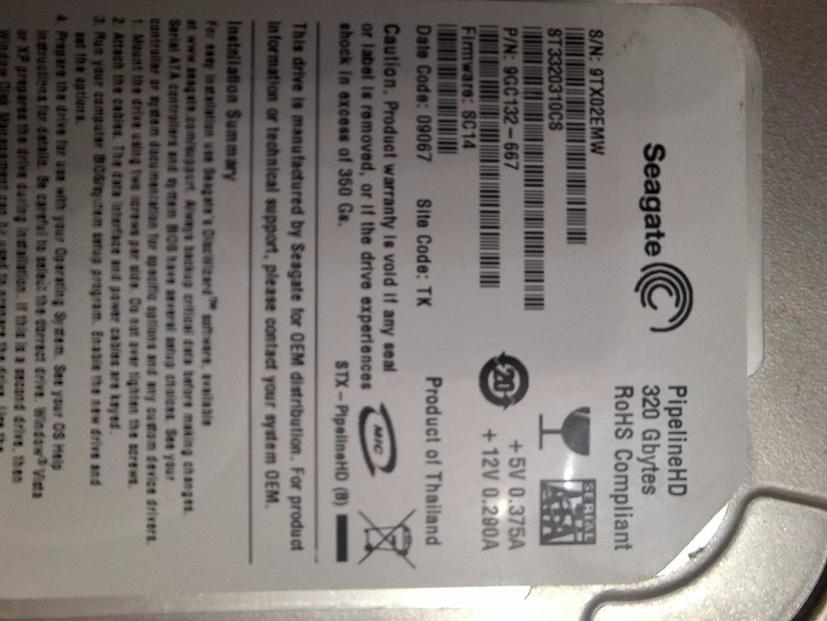 Disco rígido para pc torre vários