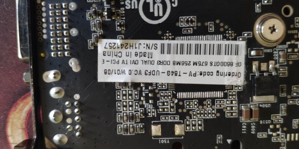 Gráfica XFX 8600 GTS 256mb DDR3