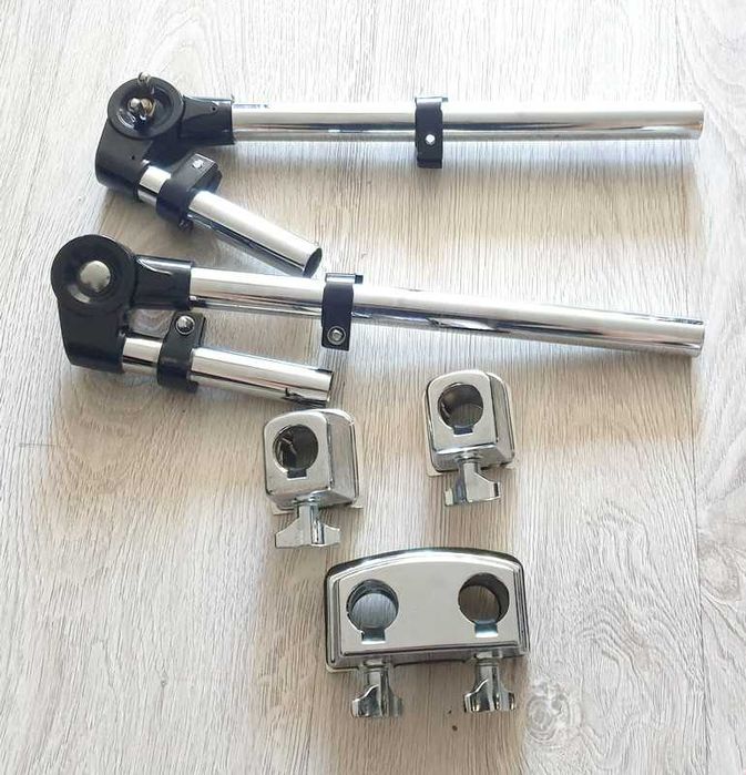 Kompletny tomholder 22 mm gniazda i tomholdery zestaw perkusja