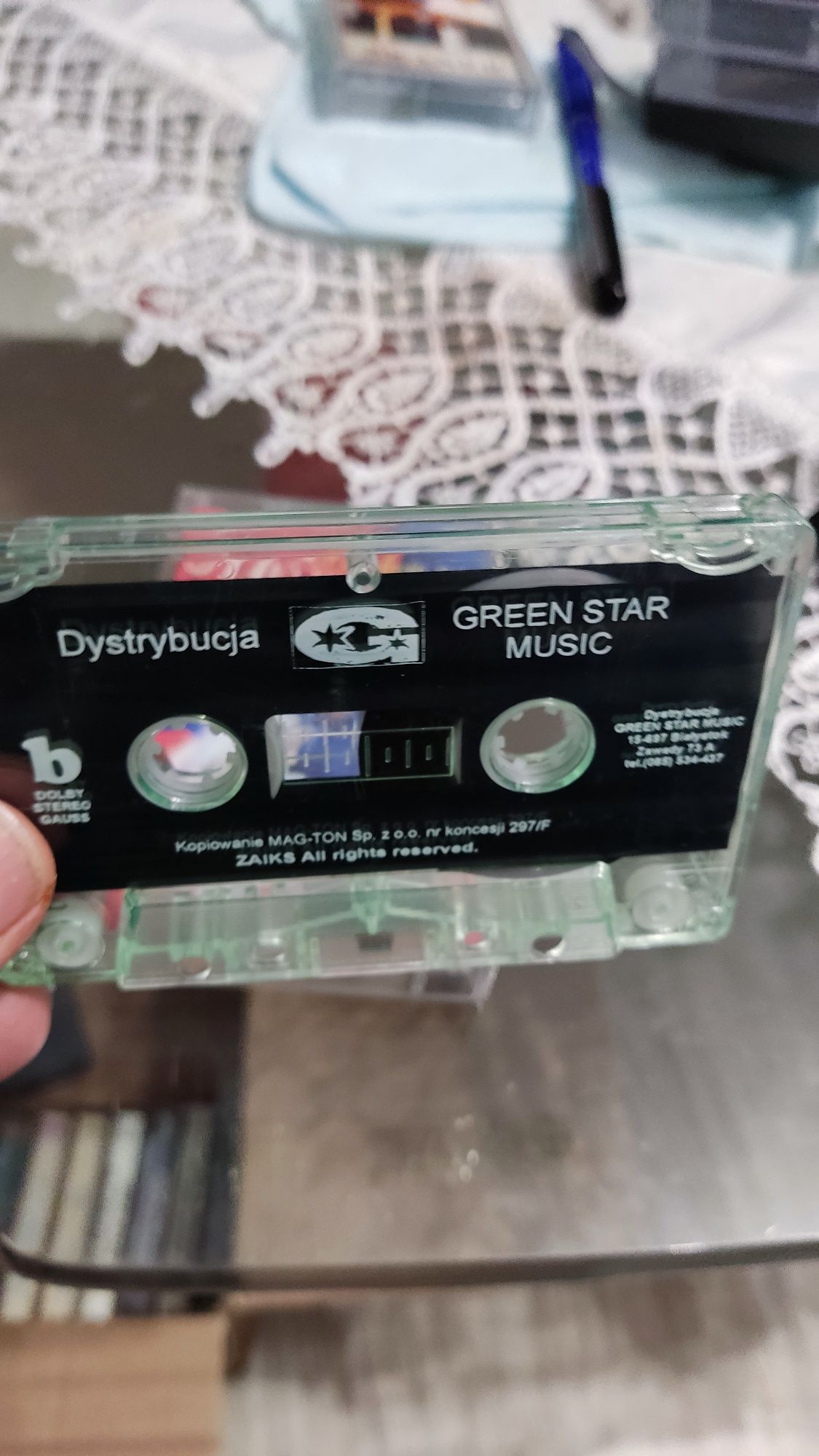 Green Star Przeboje na Walentynki kaseta disco polo