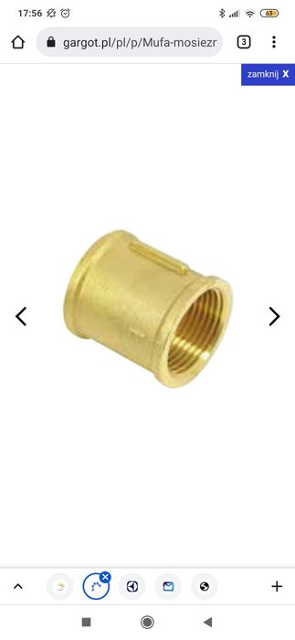 Mufa mosiężna 11/4" (dn32) szt 10