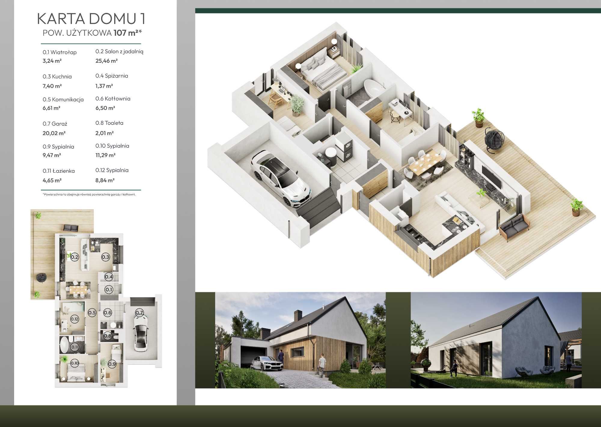 Dom Parterowy | 107 m² | Olkusz, ul. Krucza Góra