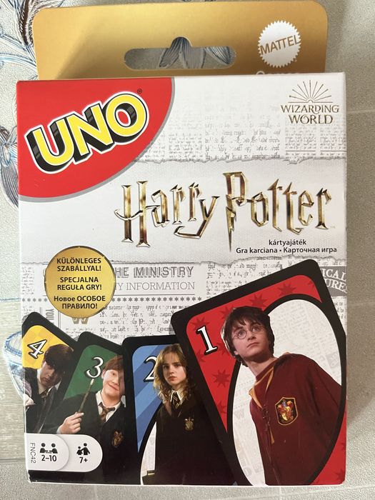UNO Harry Potter, УНО Гаррі Поттер, Mattel, Настільна гра