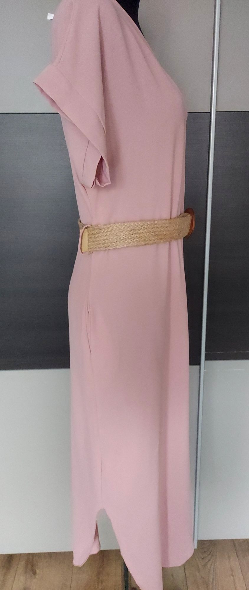 Nowa luźna sukienka midi szmizjerka New Collection  uni