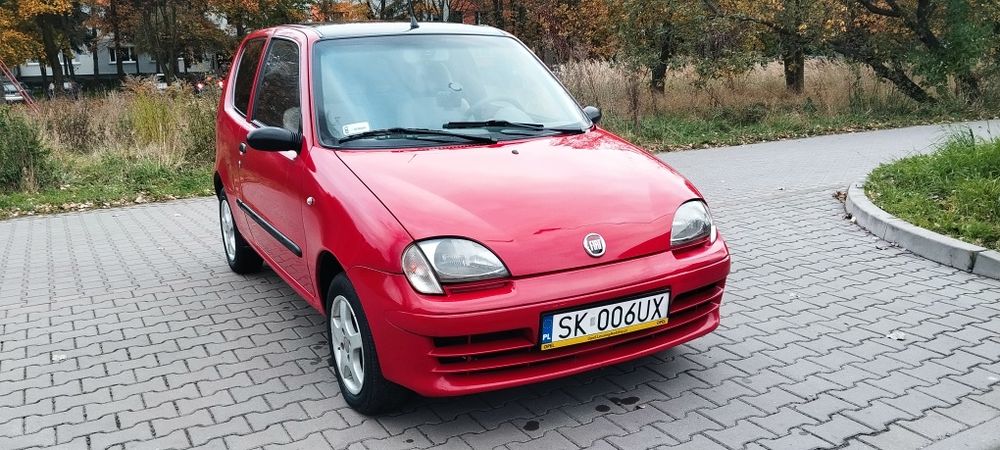 Fiat Seicento 1.1 Klima 54 kM 2004 r. Bez Rdzy. Klimatyzacja. Alumy.