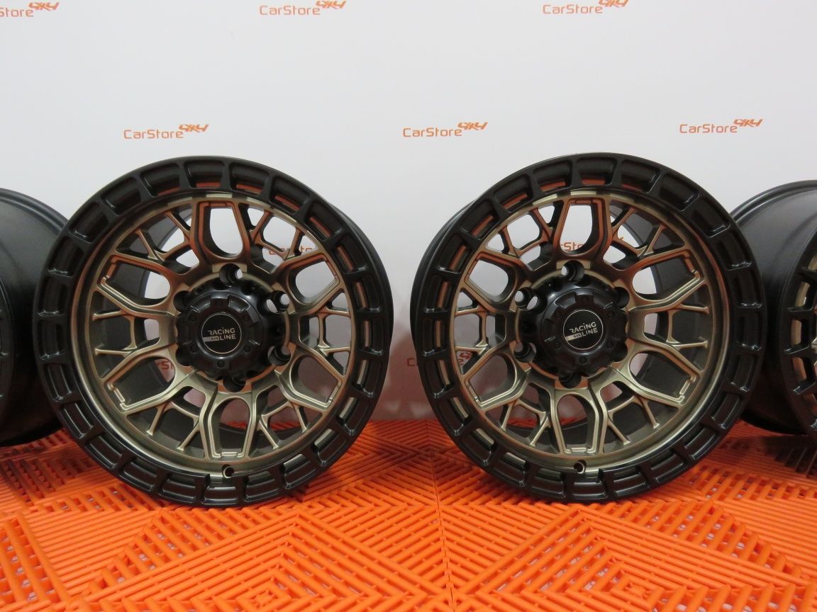 Jantes 4x4 15 x 8 et -10 6x139.7 Preto e Bronze