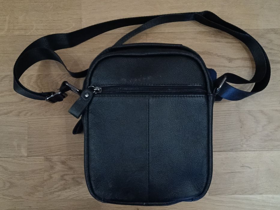 Сумка нового дизайну для чоловіків LAOSHIZI LUOSEN з натуральної шкір