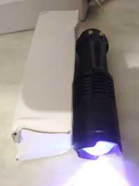 Ультрафиолетовый фонарик 365nm УФ UV детектор банкнот