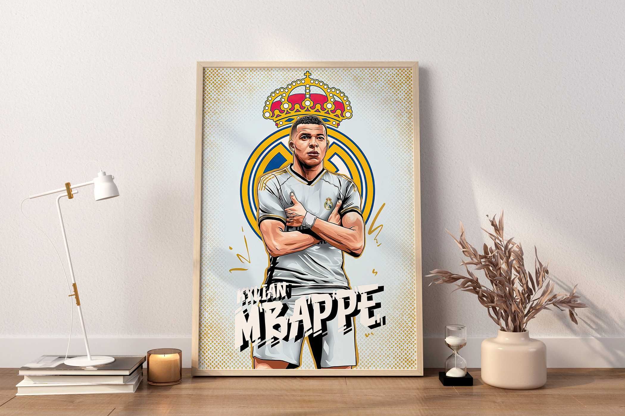 Kylian Mbappe Plakat A3 Real Madryt