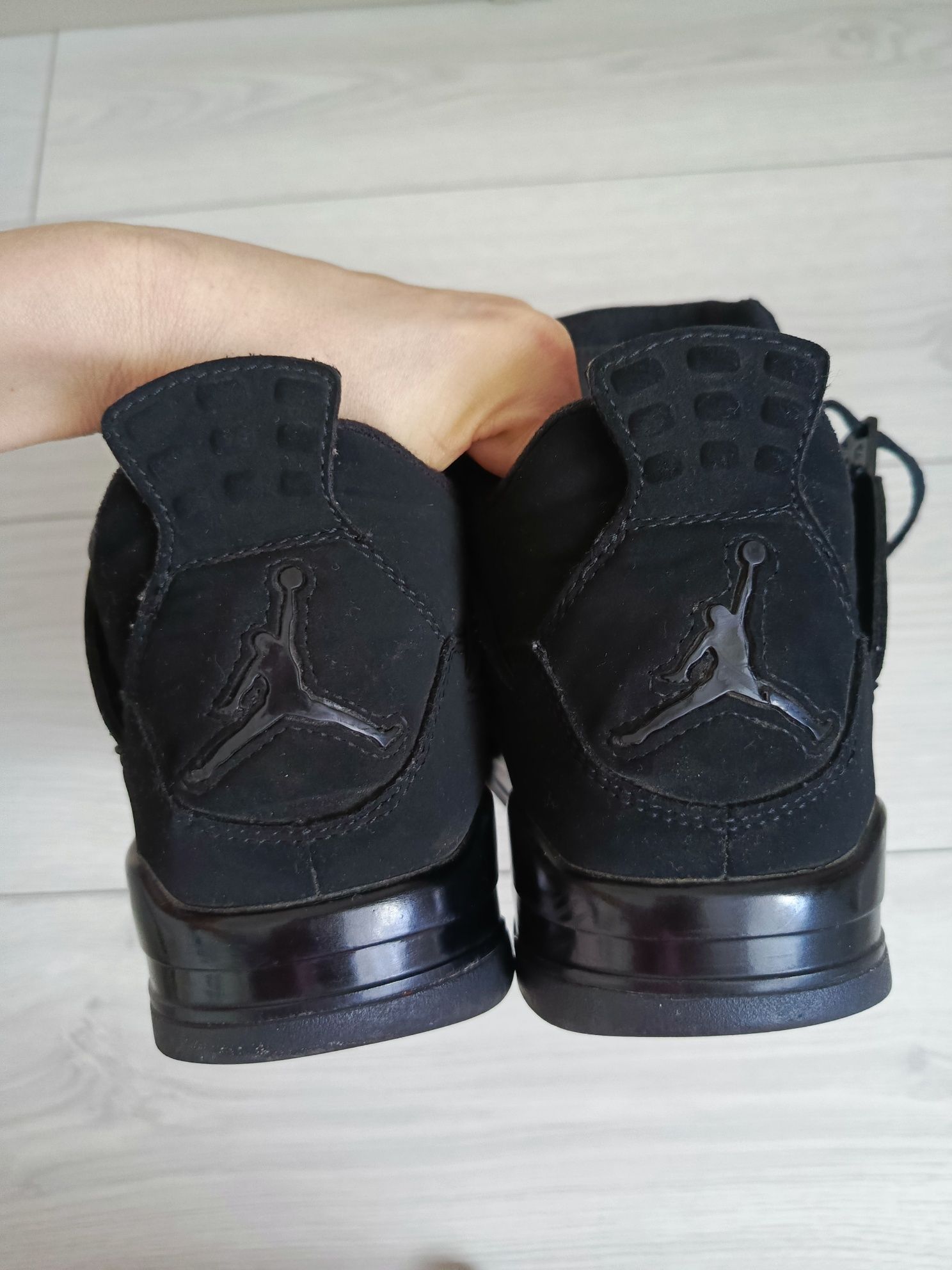 Jordan 4 black cat oryginał rozm.42 czarne