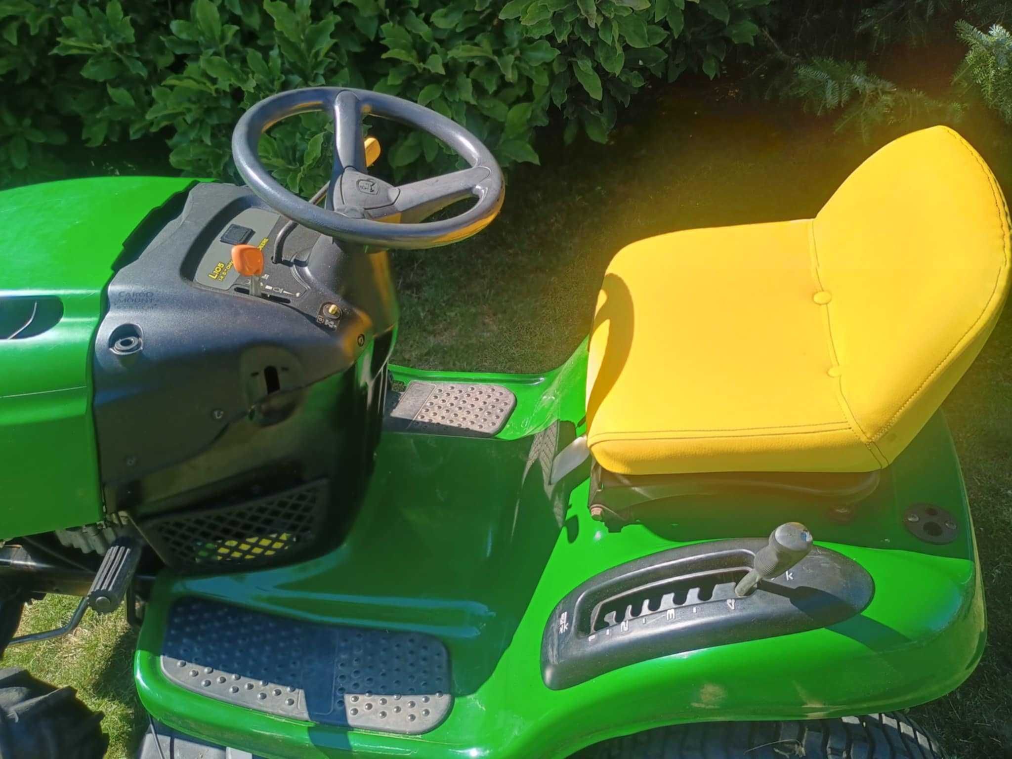 John Deere L 105 hydro Briggs 14,5 KM wyrzut boczny traktorek kosiarka