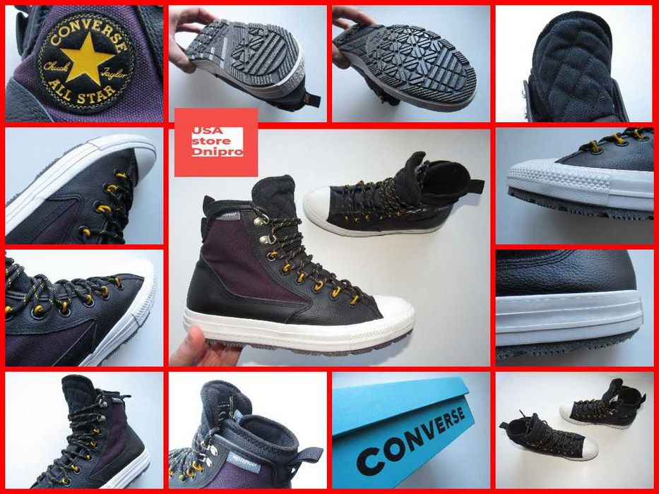 Мембранные, зимние хайтопы Converse All Terrain Climate WP р 43 (28см)