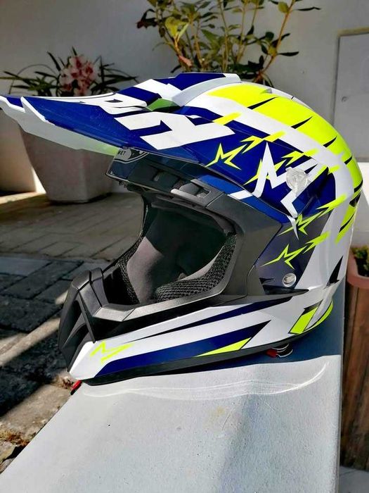 Capacete motocross AIROH como novo M